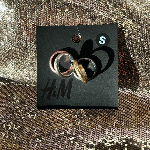 NWT H&M 4 Ring Band Bundle, Size Small - Picture 3 of 3